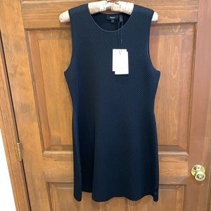 NWT Theory Branteen Knit Black mini dress large L